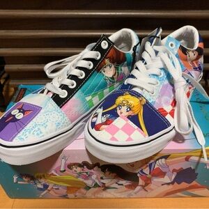 Vans Multicolor Anime Print Sneakers